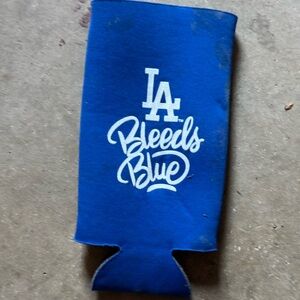 Blue LA Bleeds Blue Can Cooler